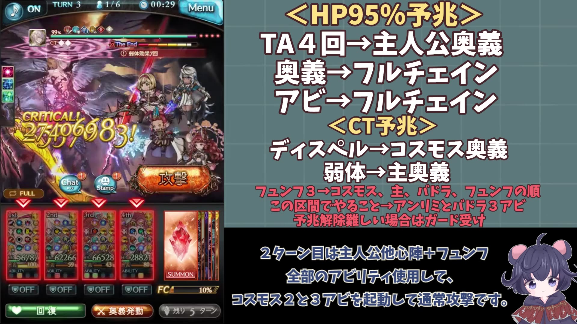 編成A HP95%予兆・CT予兆の対応